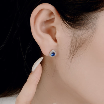 [Clover Jewelery]Luxurious Water Drop Shape Earrings