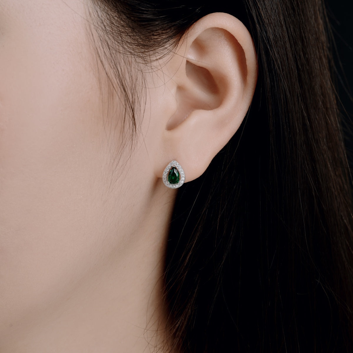 [Clover Jewelery]Luxurious Water Drop Shape Earrings