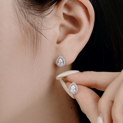 [Clover Jewelery]Luxurious Water Drop Shape Earrings