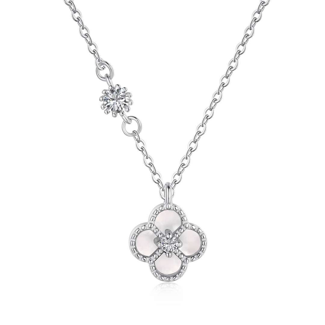 [Clover Jewelery]Delicate Flower Shape Necklace