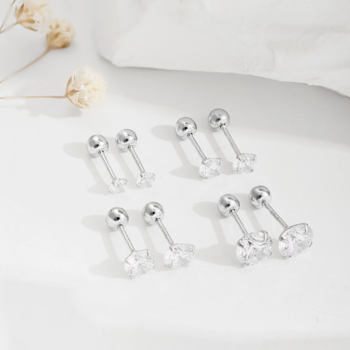 [Clover Jewelery]Unique U-Shaped Ear Bone Earrings