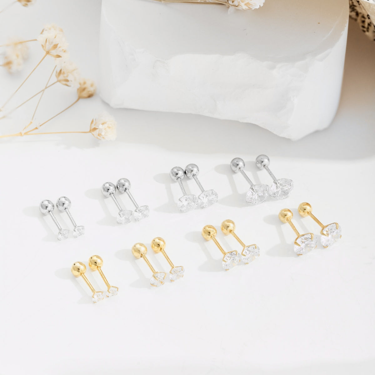 [Clover Jewelery]Unique U-Shaped Ear Bone Earrings