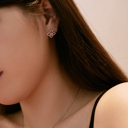 [Clover Jewelery]Elegant Star Shape Princess Cut Daily Earrings