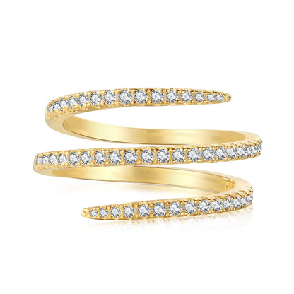 [Clover Jewelery]Unique Vibrant Entangle Daily Ring