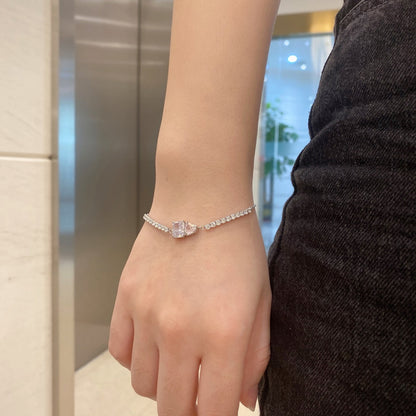 [Clover Jewelery]Dazzling Unique Multi Shape Lover Bracelet