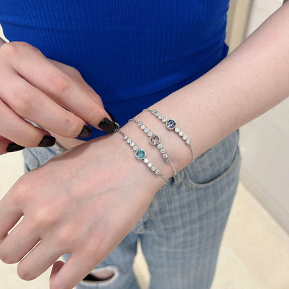 [Clover Jewelery]Luxurious Heart Of The Ocean Bracelet