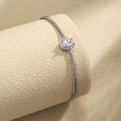 [Clover Jewelery]Exquisite Oval Shape Bracelet
