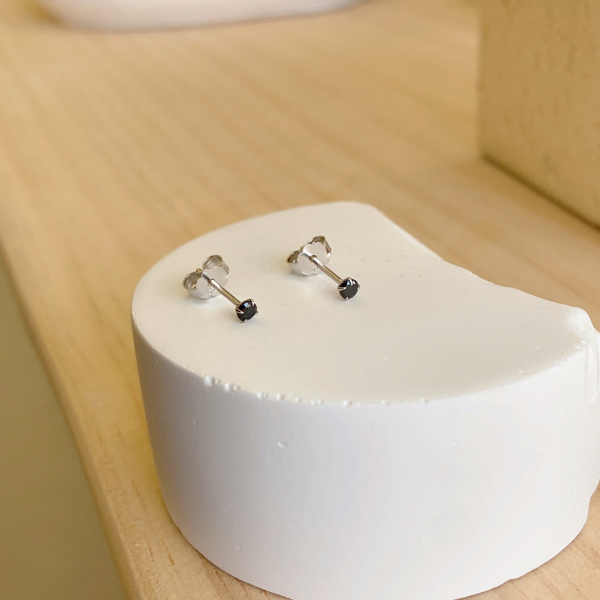 [Clover Jewelery]Delicate Solitaire Earrings