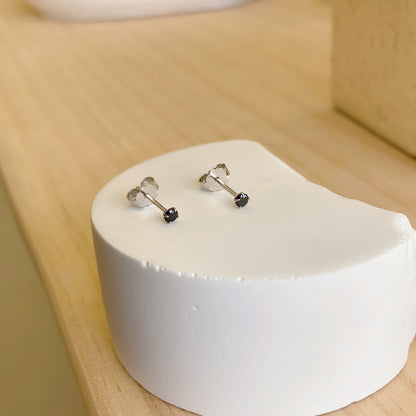 [Clover Jewelery]Delicate Solitaire Earrings