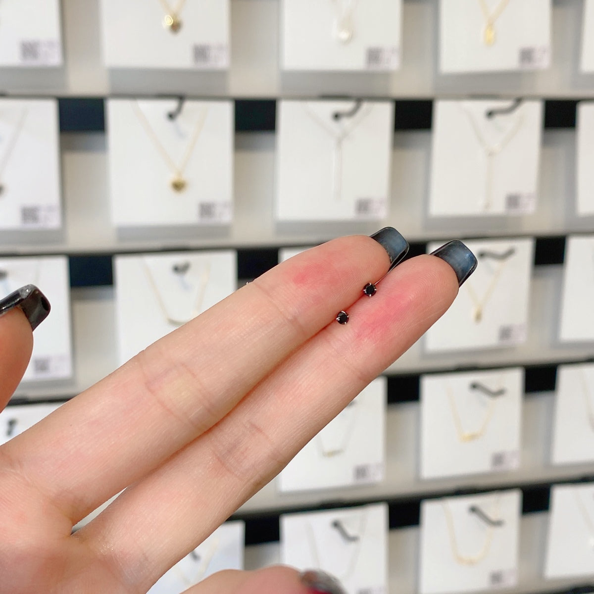 [Clover Jewelery]Delicate Solitaire Earrings