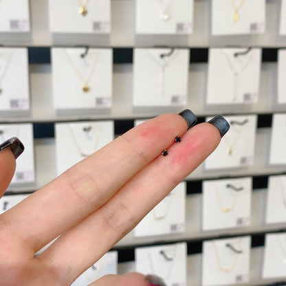 [Clover Jewelery]Delicate Solitaire Earrings