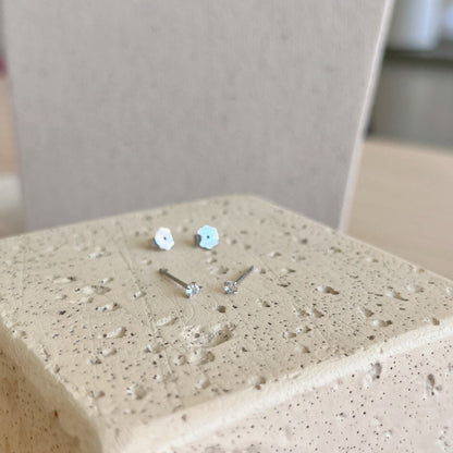 [Clover Jewelery]Delicate Solitaire Earrings