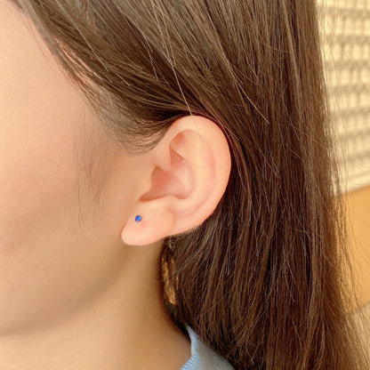 [Clover Jewelery]Delicate Solitaire Earrings