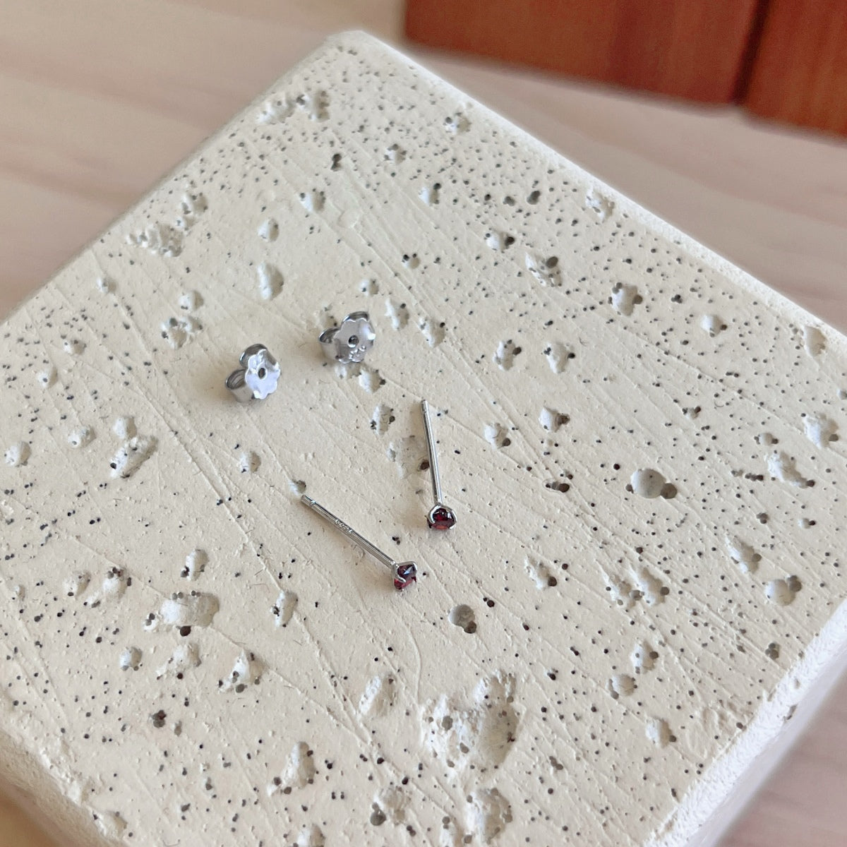 [Clover Jewelery]Delicate Solitaire Earrings