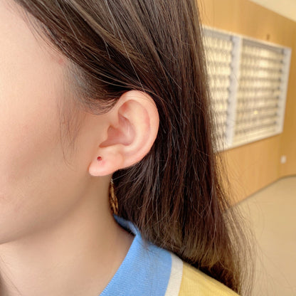 [Clover Jewelery]Delicate Solitaire Earrings