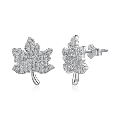 [Clover Jewelery]Exquisite Maple Leaf Design Earrings