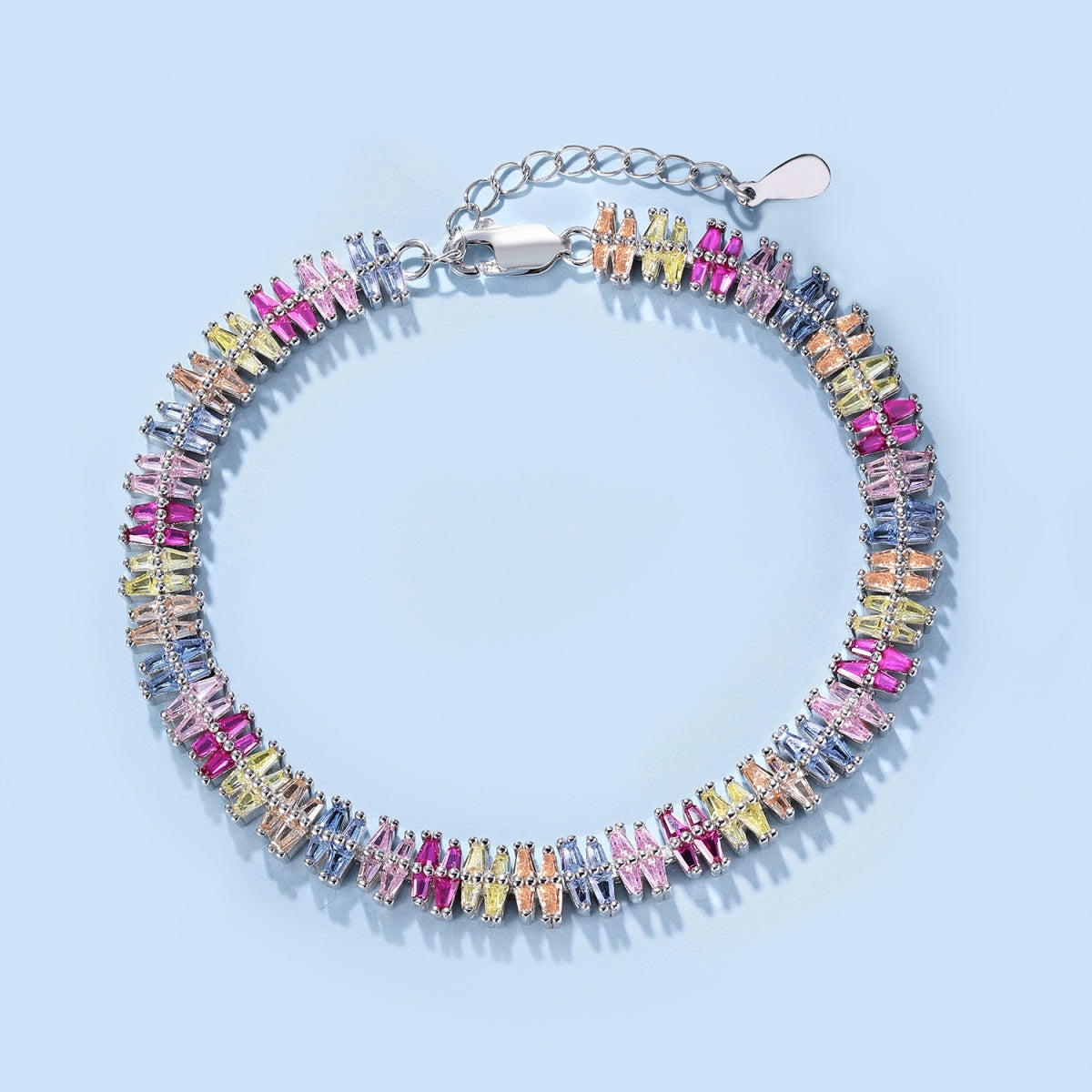 [Clover Jewelery]Sparkling Exquisite Multi Cut Party Bracelet