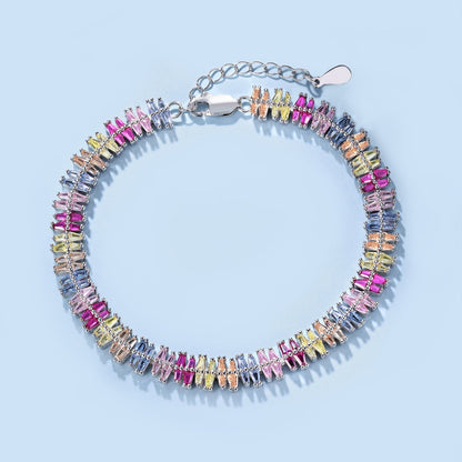 [Clover Jewelery]Sparkling Exquisite Multi Cut Party Bracelet