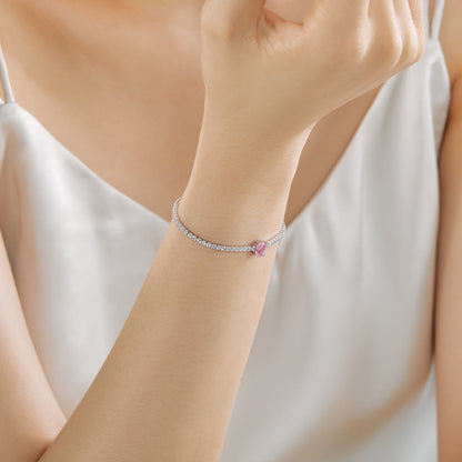 [Clover Jewelery]0.75 Carat Exquisite Oval Cut Daily Bracelet