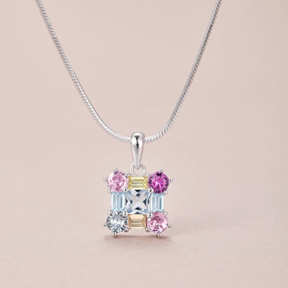 [Clover Jewelery]Gorgeous Multi Colorful Necklace