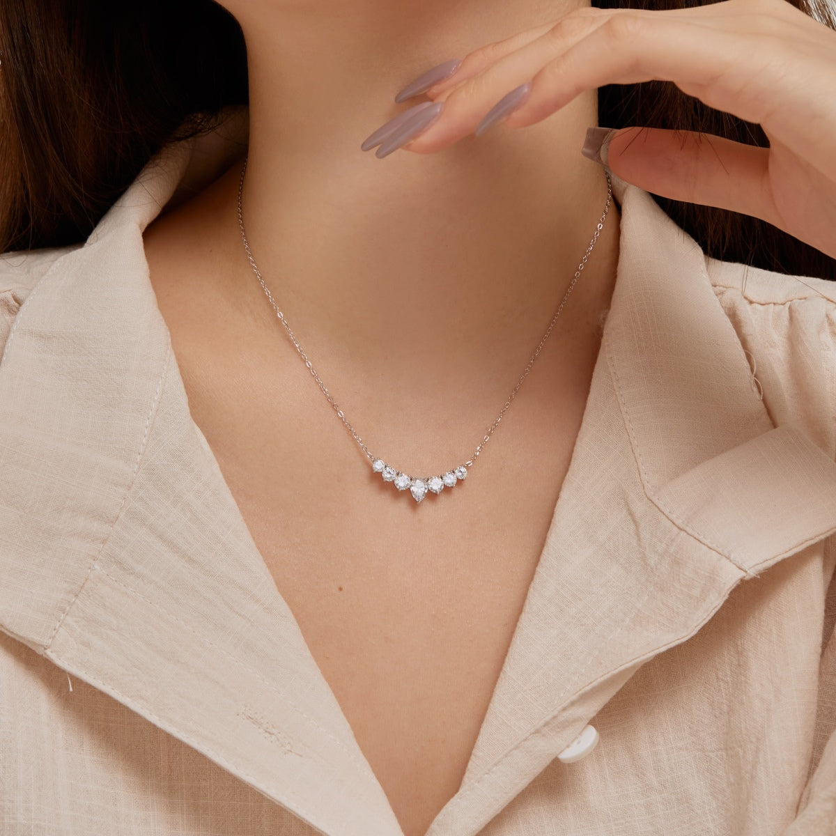 [Clover Jewelery]Dainty Colorful Heart Necklace