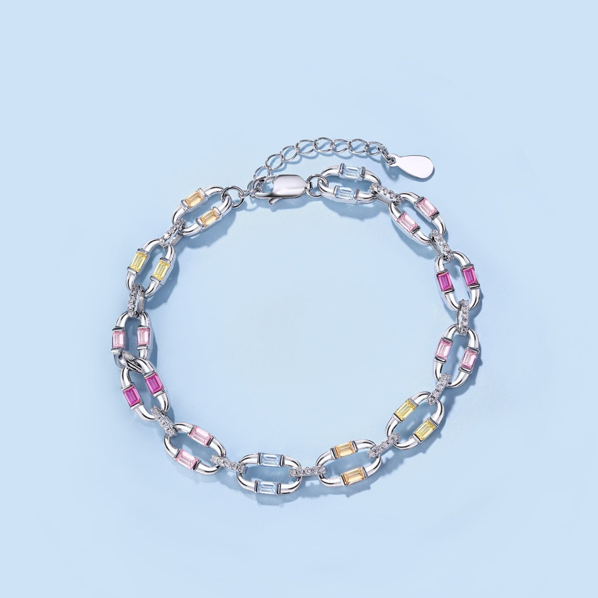 [Clover Jewelery]Dazzling Colorful Daily Bracelet