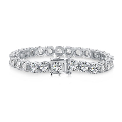 [Clover Jewelery]0.75 Carat Dazzling Round Cut Wedding Bracelet