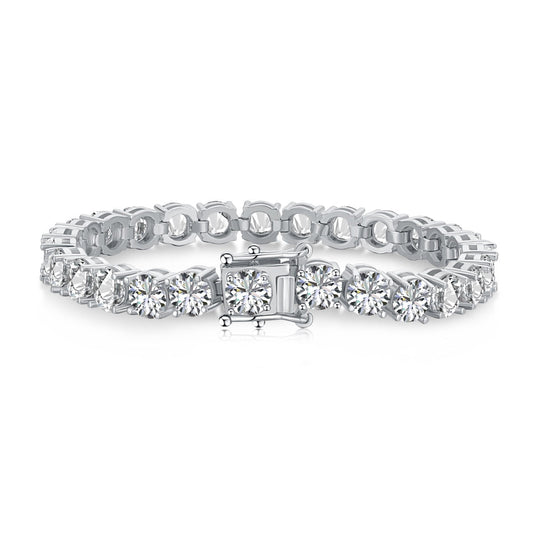[Clover Jewelery]0.75 Carat Dazzling Round Cut Wedding Bracelet