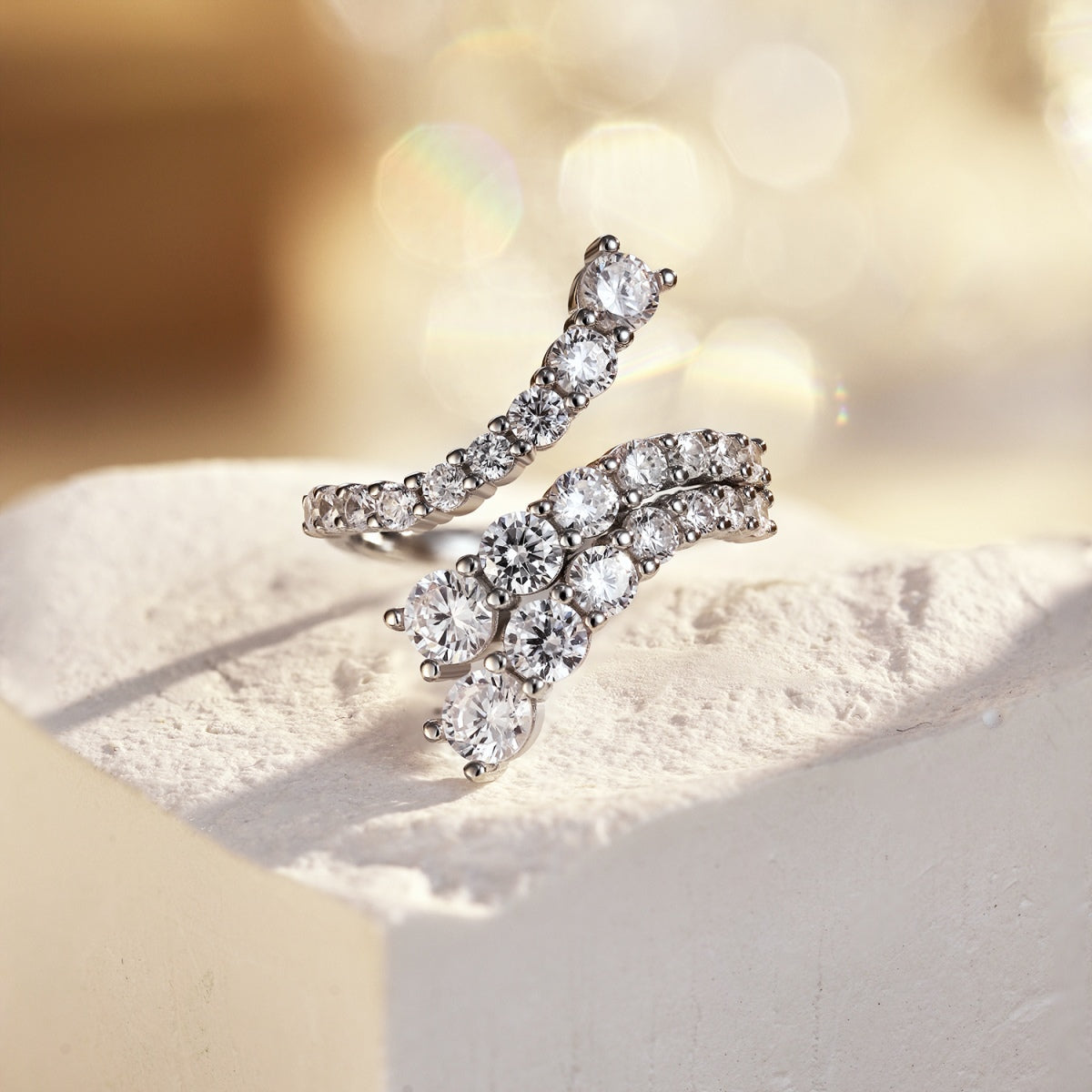 [Clover Jewelery]Unique Vivid Snake Shape Daily Ring