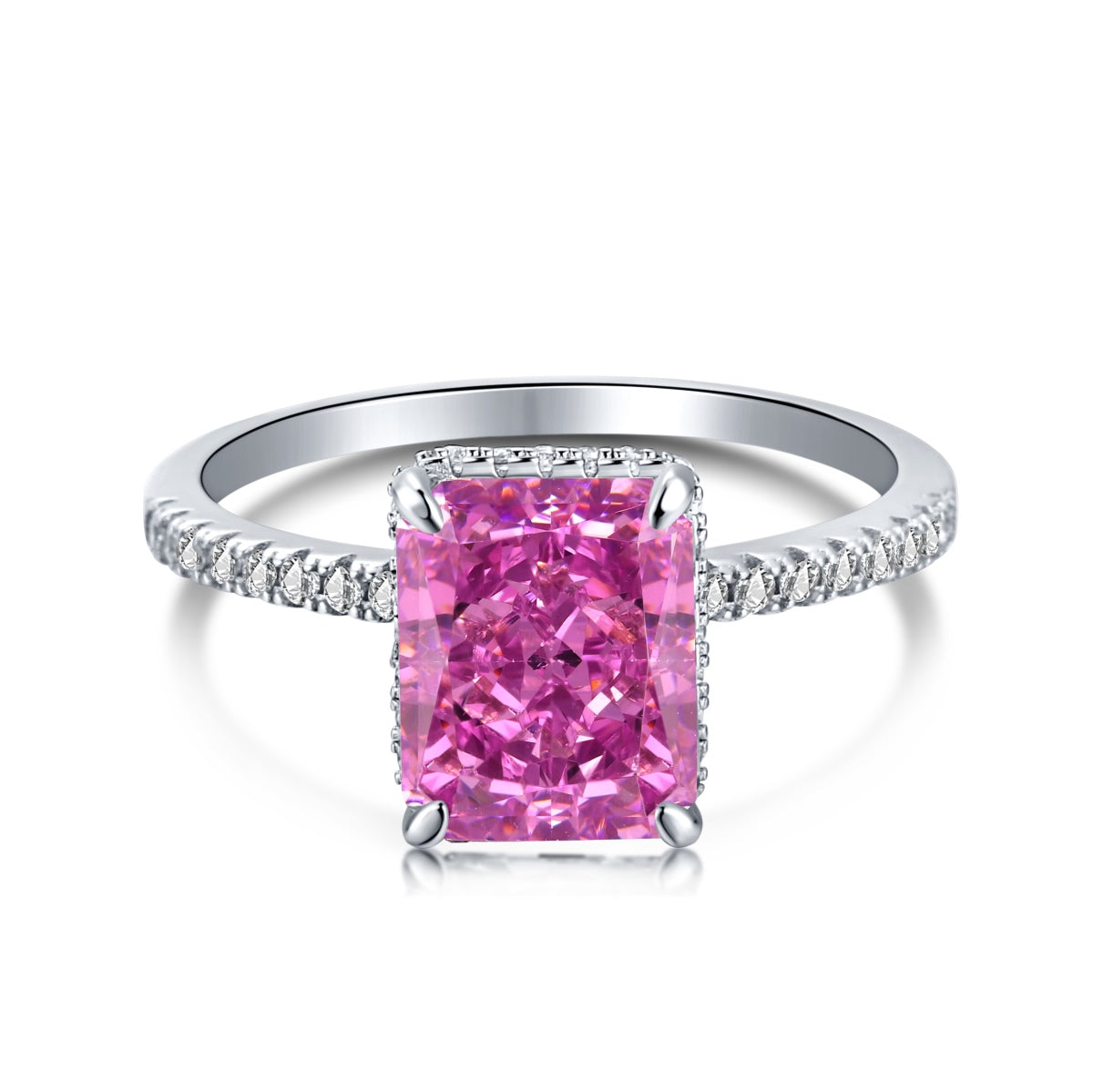 [Clover Jewelery]4.0 Carat Luxurious Engagement Ring