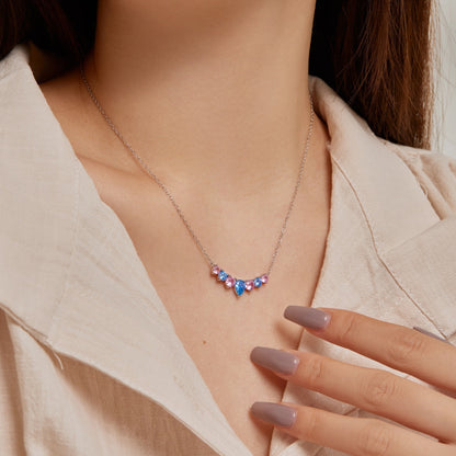 [Clover Jewelery]Dainty Colorful Heart Necklace
