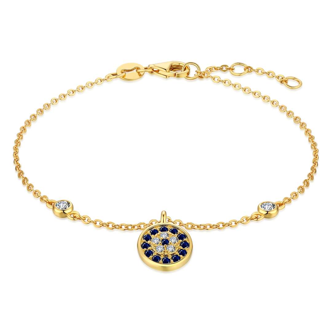 [Clover Jewelery]Devil's Eye Round Shape Bracelet