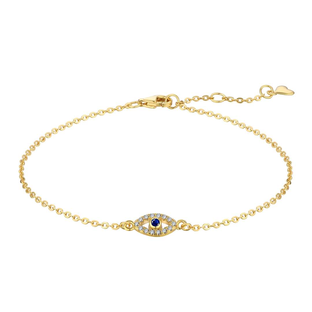 [Clover Jewelery]Evil Eye Shape Necklace