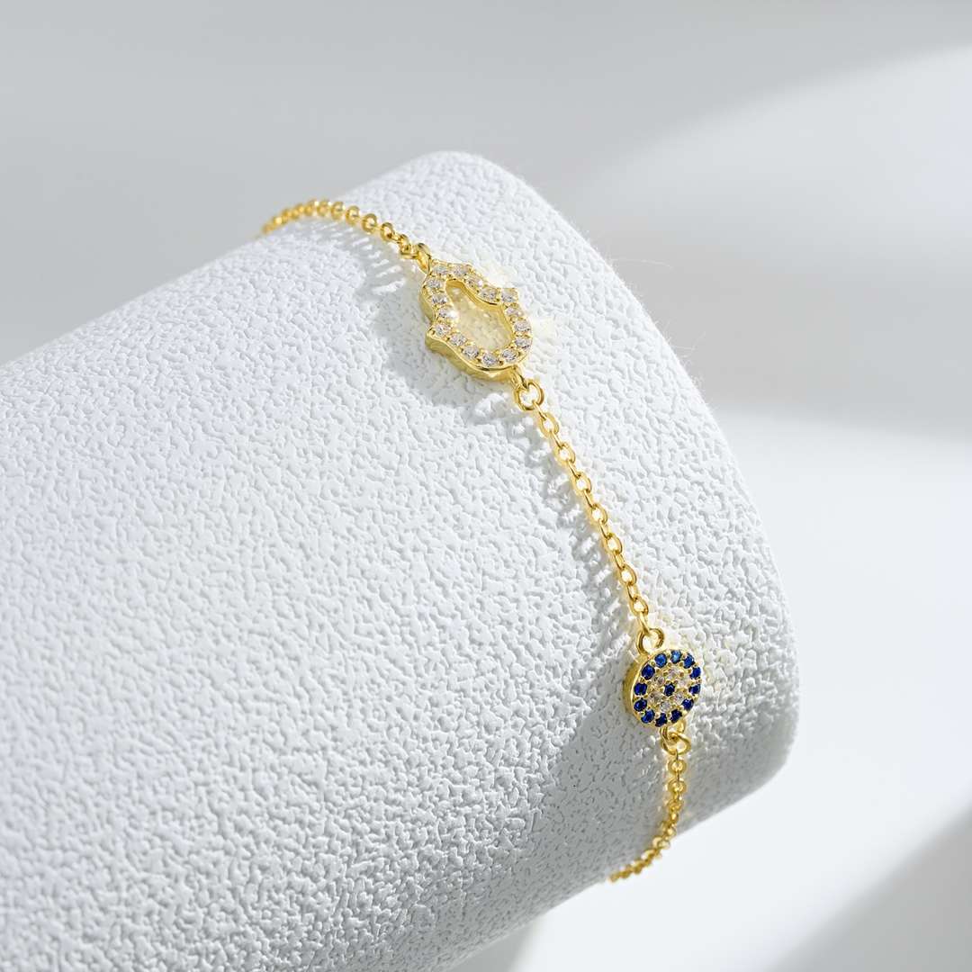 [Clover Jewelery]Gost Shape & Round Shape Necklace