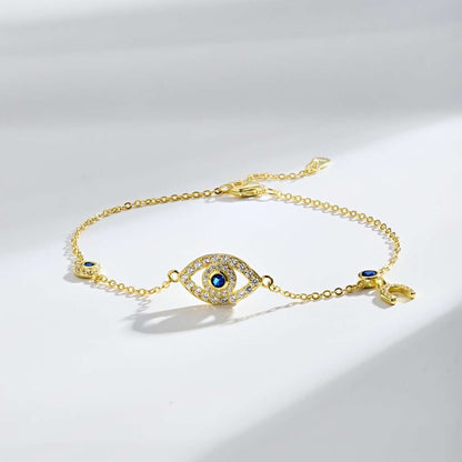 [Clover Jewelery]Dainty Eye Shape Necklace