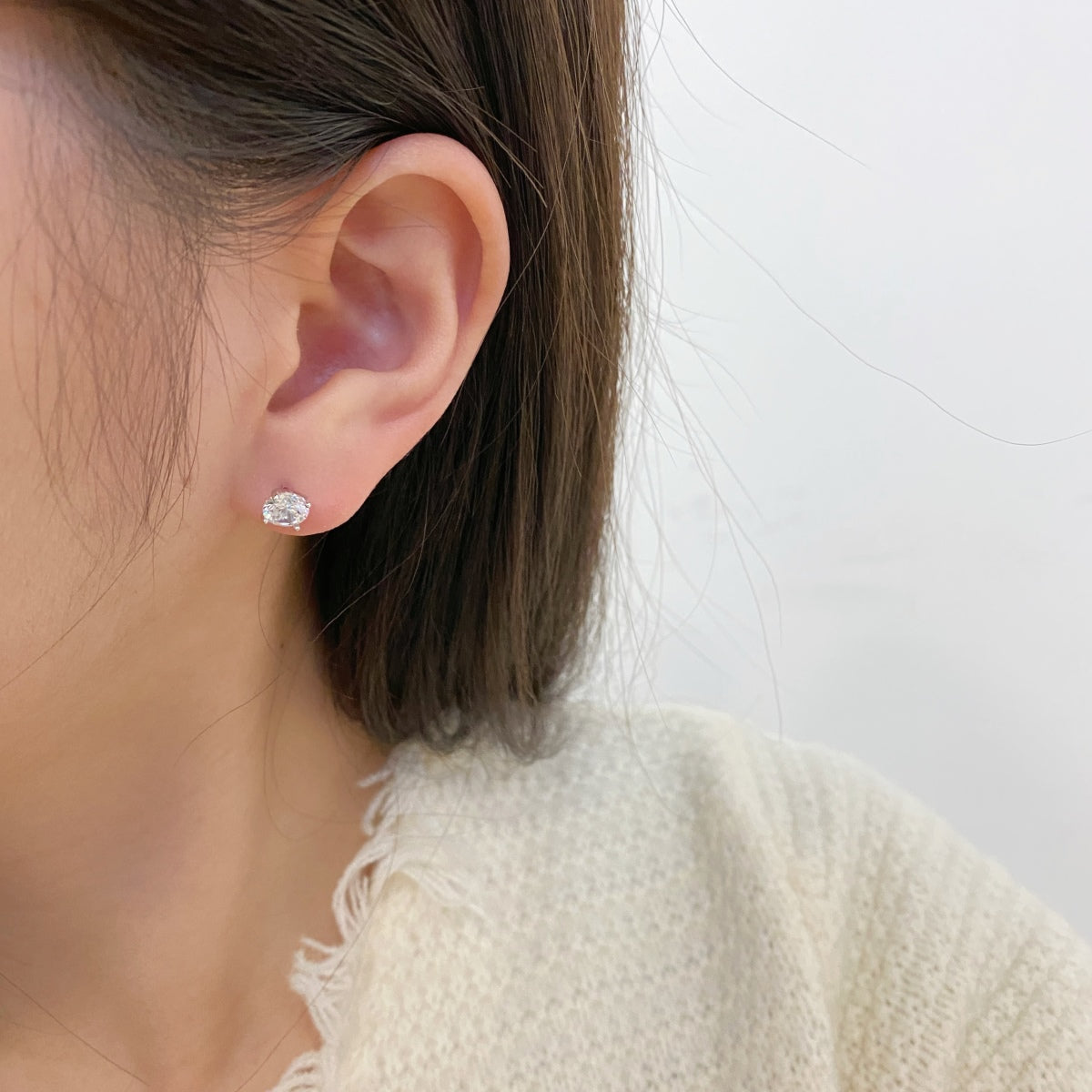 [Clover Jewelery]Unique Round Shape Earrings