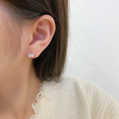 [Clover Jewelery]Unique Round Shape Earrings
