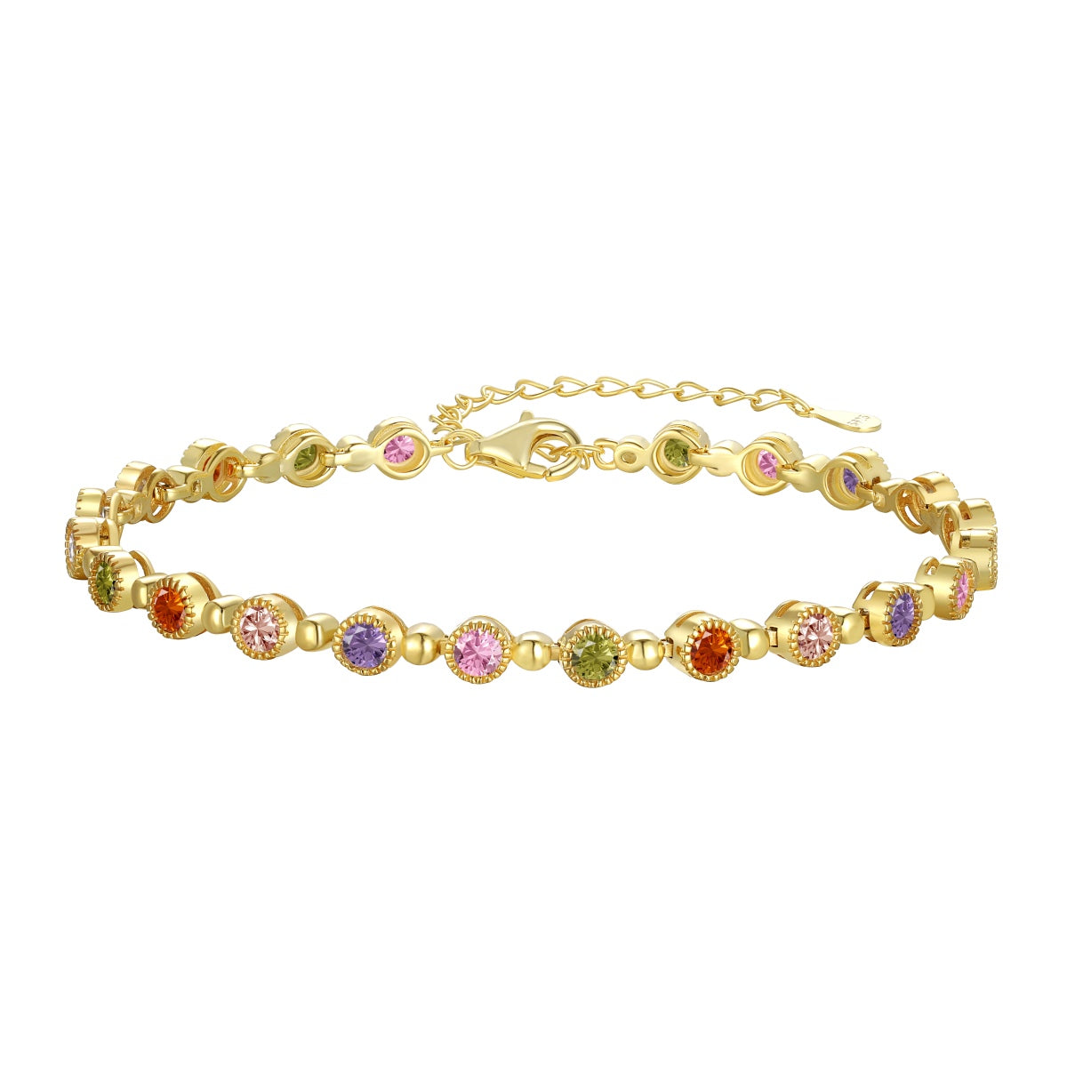 [Clover Jewelery]Sparkling Exquisite Round Cut Party Bracelet