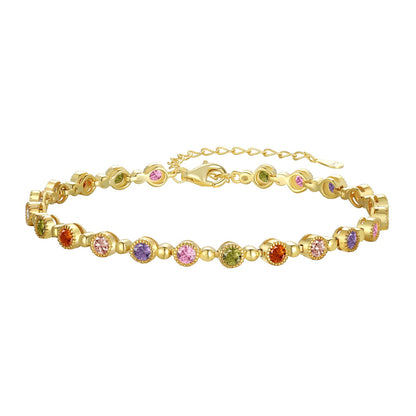 [Clover Jewelery]Sparkling Exquisite Round Cut Party Bracelet