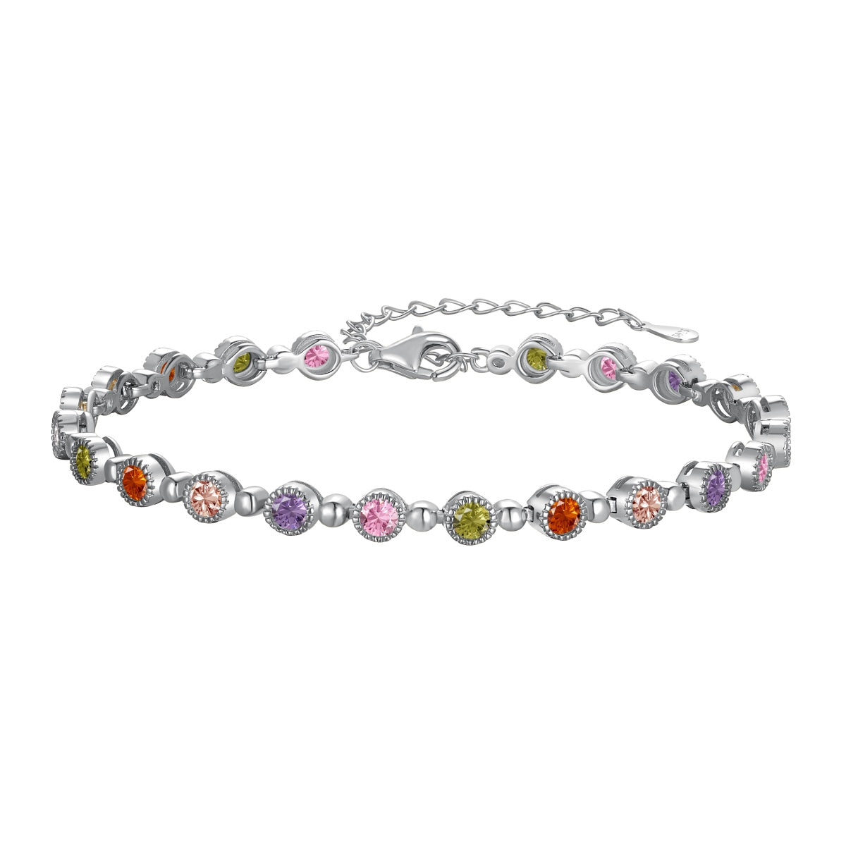 [Clover Jewelery]Sparkling Exquisite Round Cut Party Bracelet