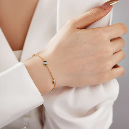 [Clover Jewelery]Delicate Round Shape Pendent Necklace