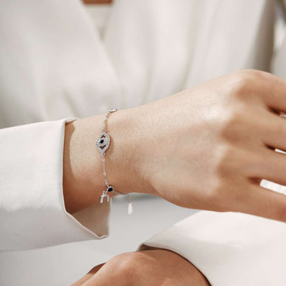 [Clover Jewelery]Dainty Eye Shape Necklace