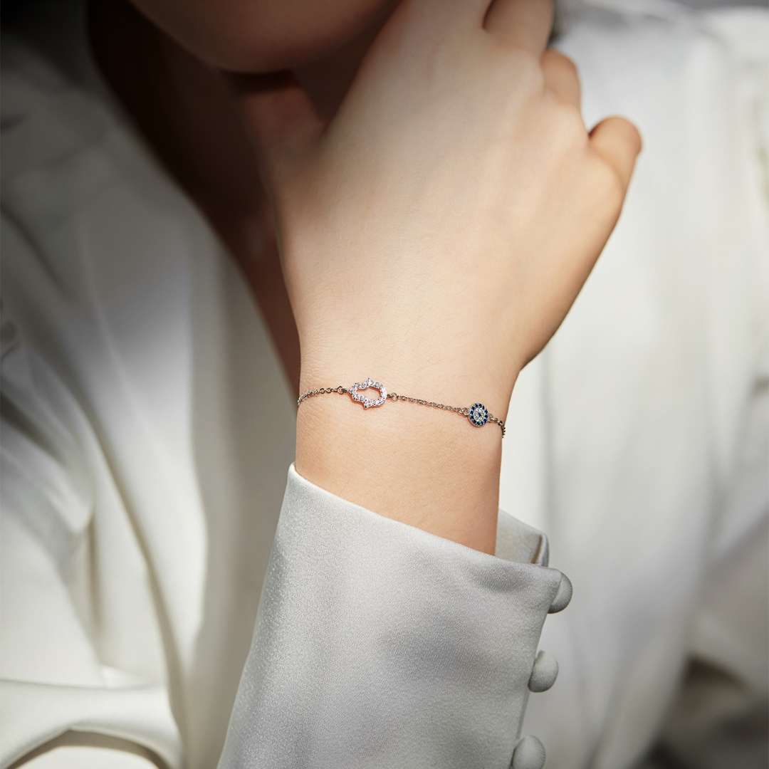 [Clover Jewelery]Gost Shape & Round Shape Necklace