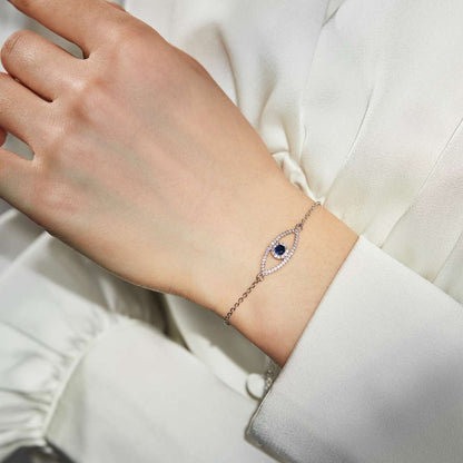 [Clover Jewelery]Devil's Eye Hollow Design Bracelet