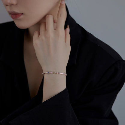 [Clover Jewelery]Sparkling Exquisite Round Cut Party Bracelet
