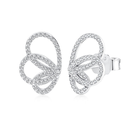 [Clover Jewelery]Exquisite Butterfly Shape Earrings