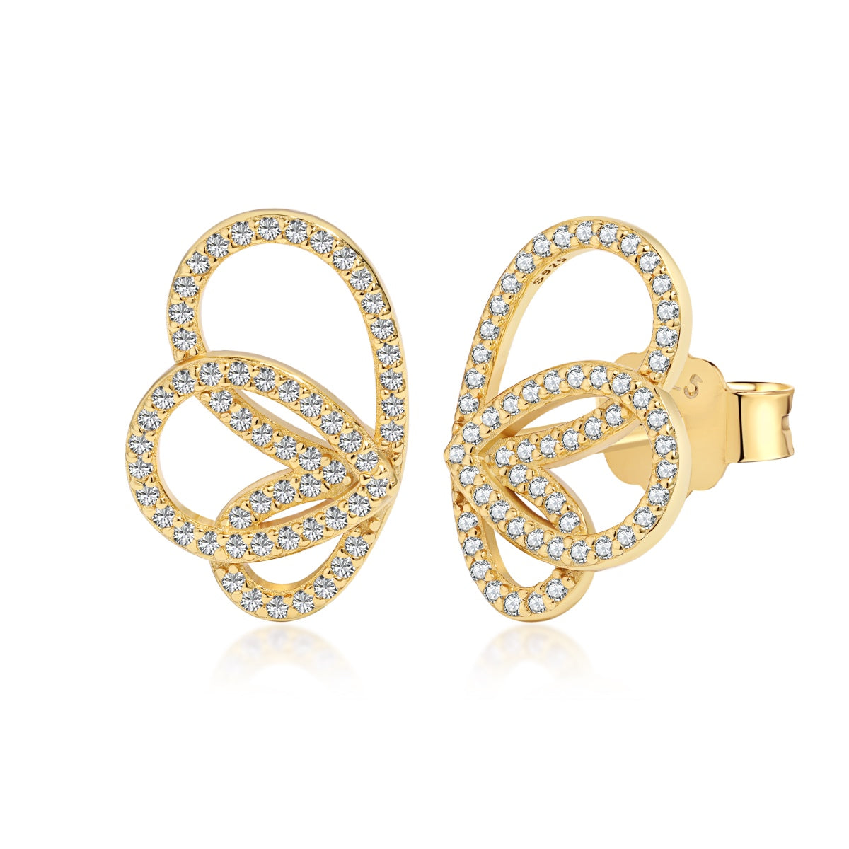 [Clover Jewelery]Exquisite Butterfly Shape Earrings