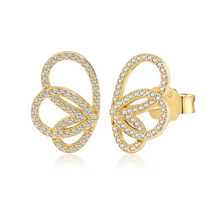 [Clover Jewelery]Exquisite Butterfly Shape Earrings