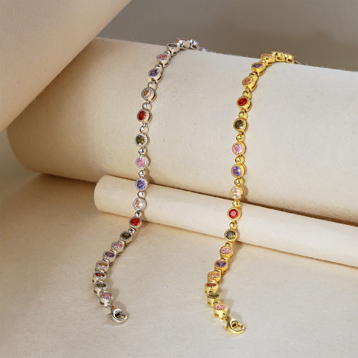 [Clover Jewelery]Sparkling Exquisite Round Cut Party Bracelet