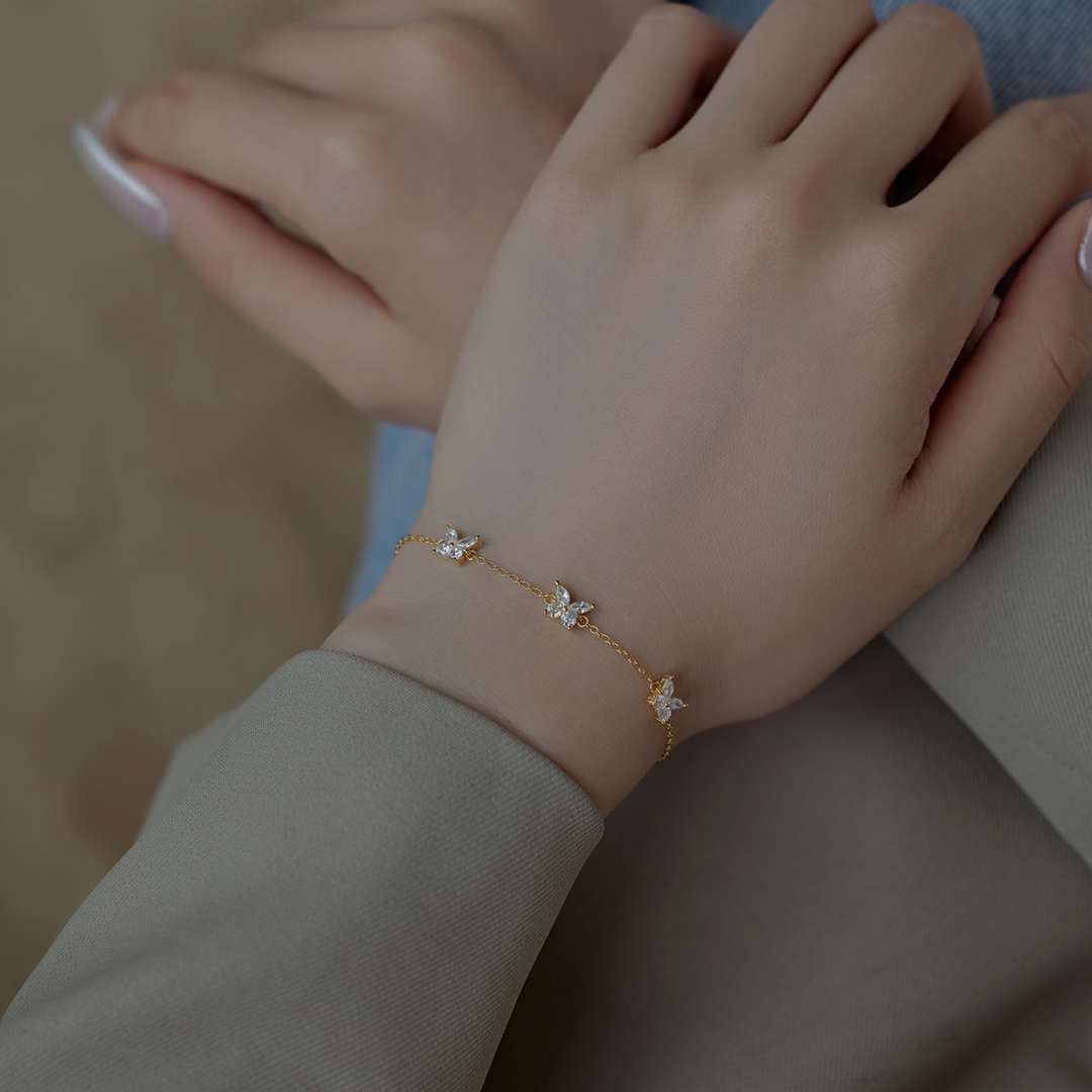 [Clover Jewelery]Radiant Butterfly Shape Necklace